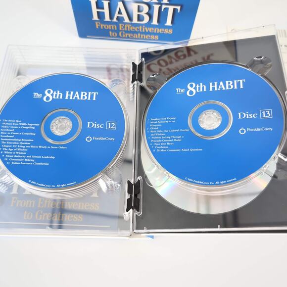 The 8th Habit from Effectiveness to Greatness 13 CDs AUDIO BOOK by Stephen Covey - Picture 13 of 16